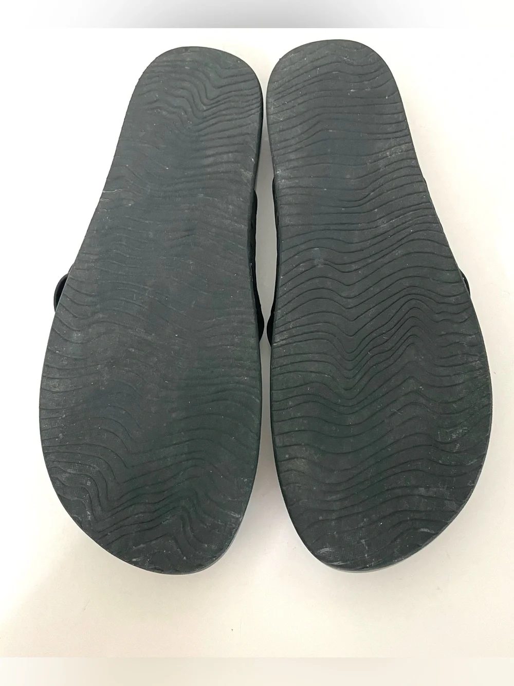 Reef Womens Black Flip Flop Sandals Arch Support Foam Beach Sz 9